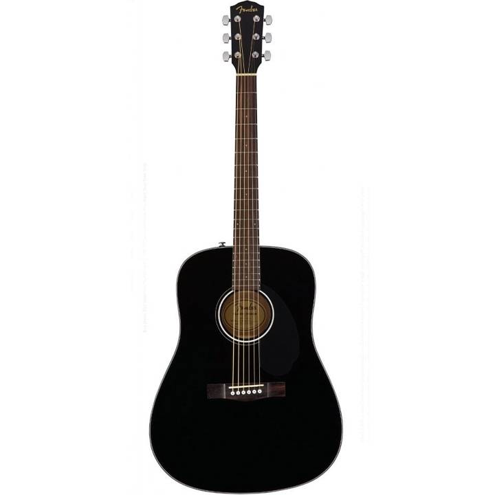 Fender CD-60 V3 Dreadnought Black Acoustic Guitar