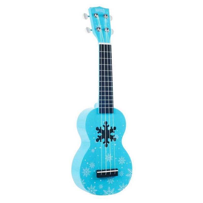 Mahalo Designer Series Soprano Snow Glasier Blue Acoustic Ukulele