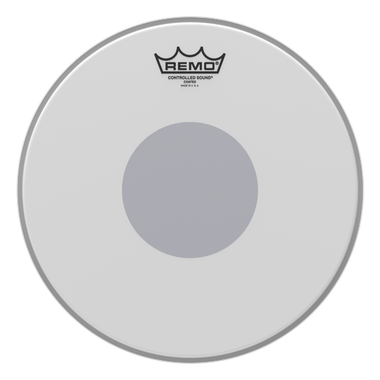 REMO Controlled Sound Coated 13" Black Dot