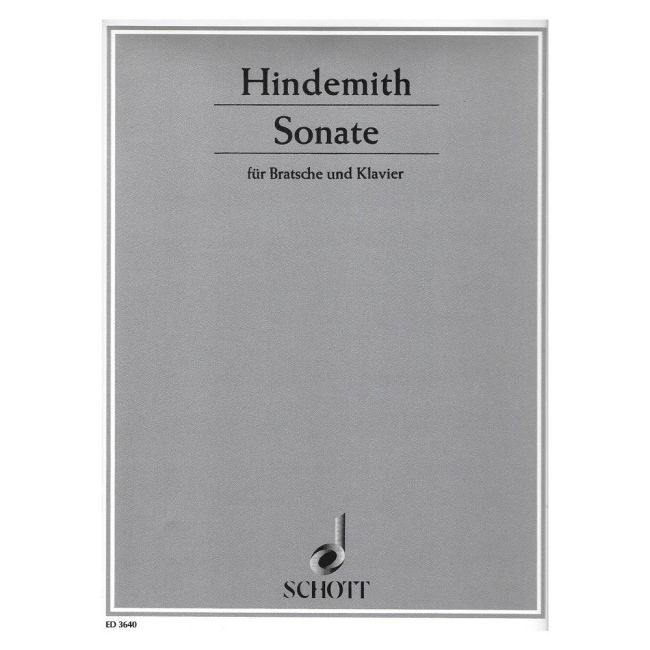Sonata　Stollas　Viola　Piano　for　Hindemith　Music