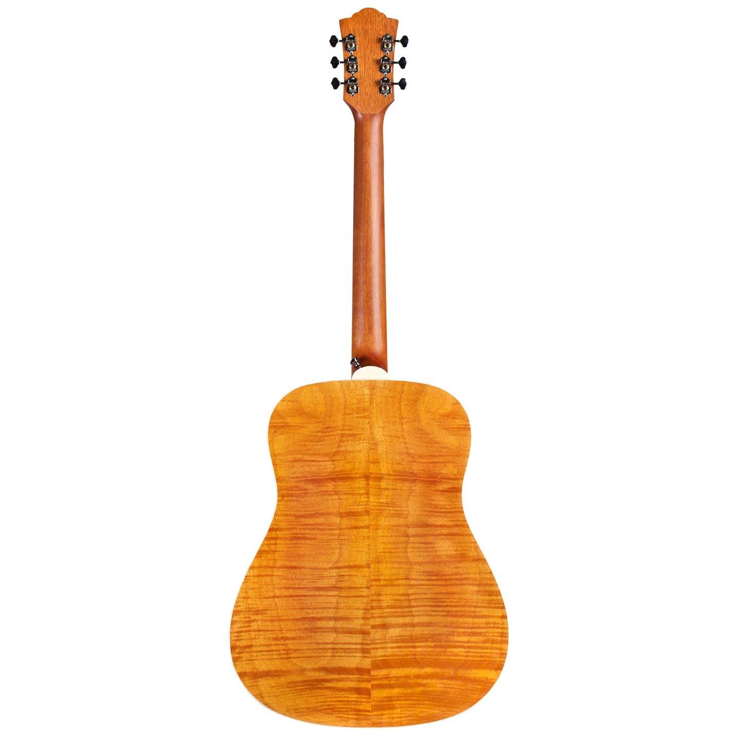 Guild D-240E Flame Mahogany Natural Satin Electric - Acoustic Guitar