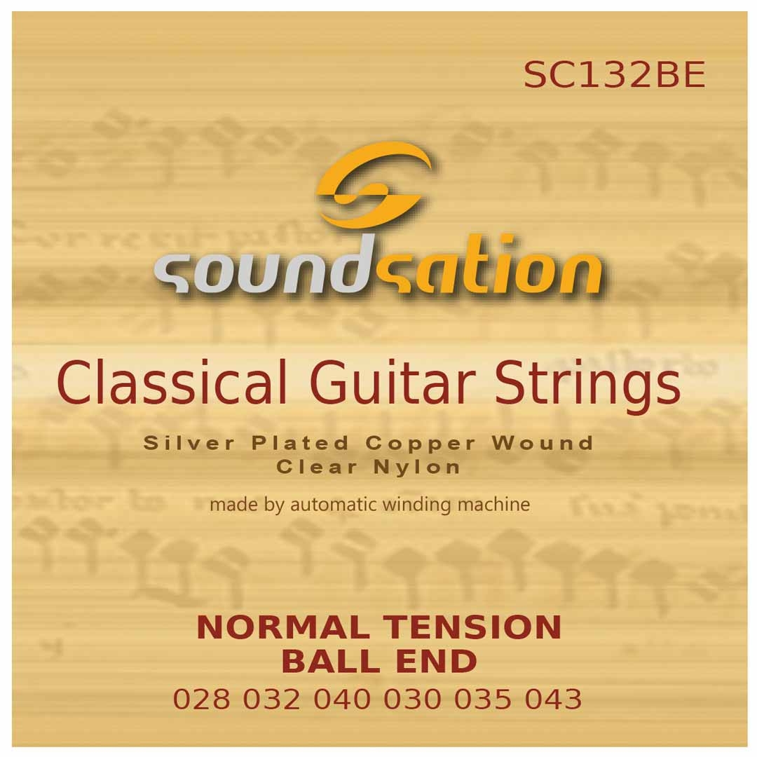 SOUNDSATION SC132BE 028-043 Ball End Classical Guitar String Set