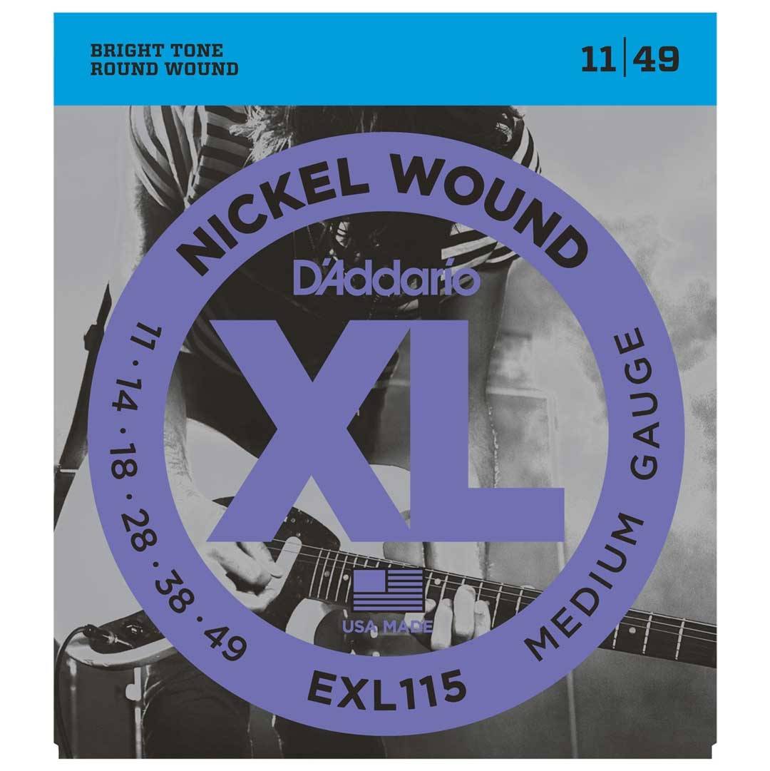 D'Addario EXL115 Nickel Wound 011-049