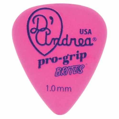 D'Andrea Pro-Grip Brites 351 Heavy 1.0mm [Pink] Pick (1 Piece)