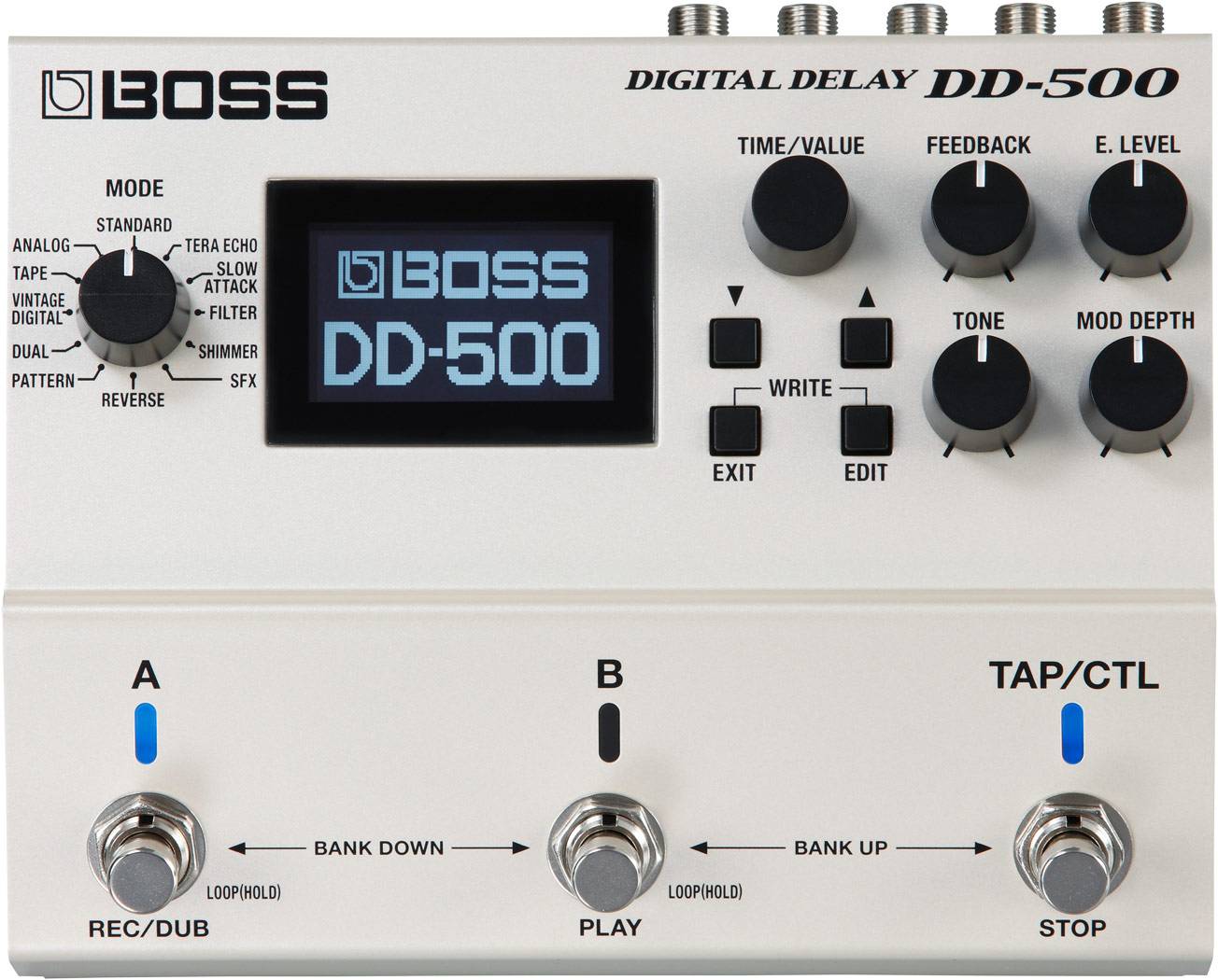 BOSS DD-500 Digital Delay Guitar PedalBoard