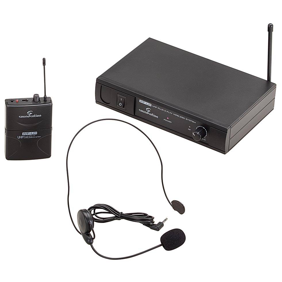 SOUNDSATION WF-U11PD UHF Headset Wireless Microphone Set