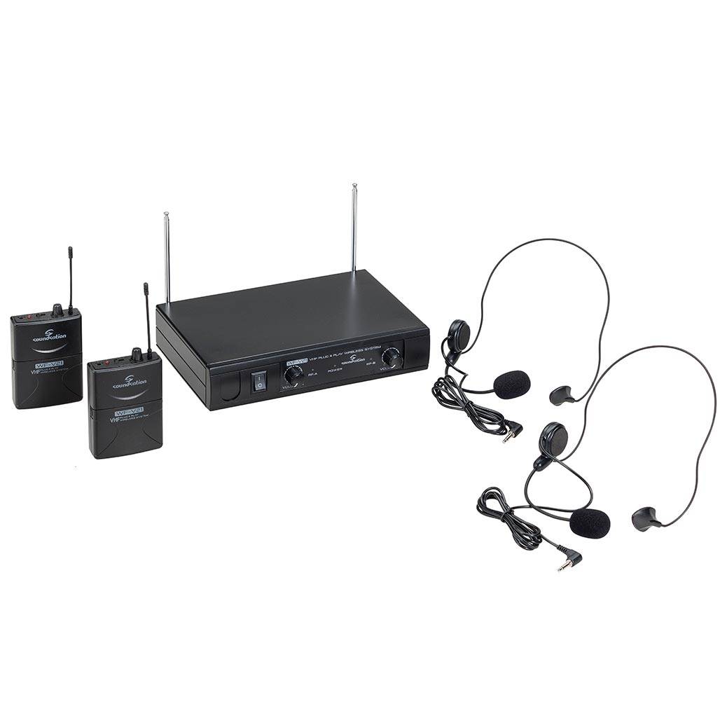SOUNDSATION WF-V21PPA VHF 2 Wireless Microphones Set