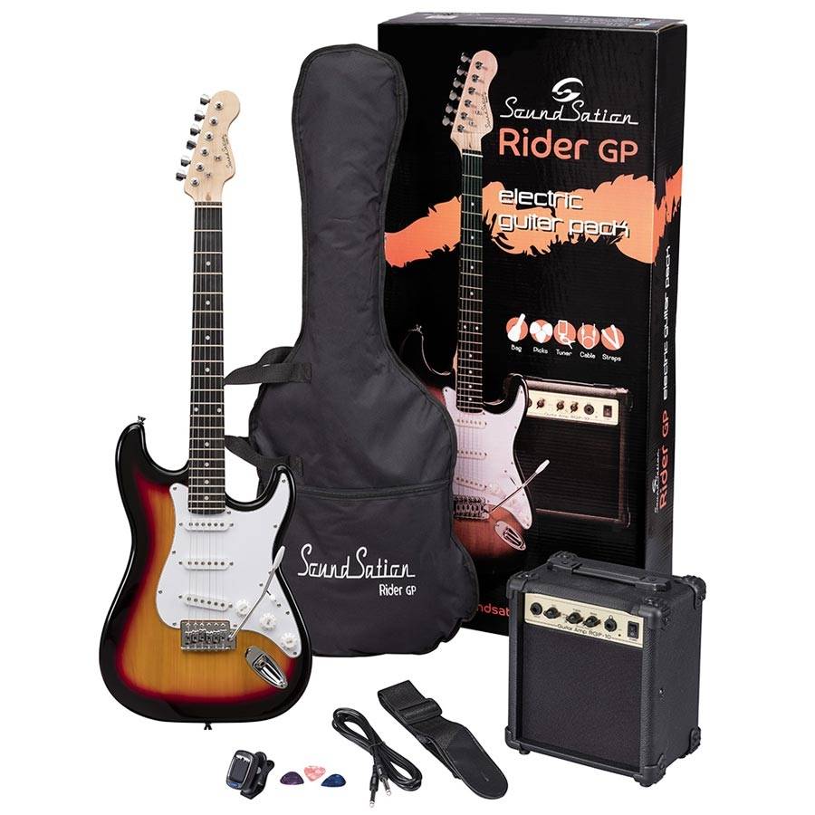SOUNDSATION Rider GP Sunburst Electric Guitar Set