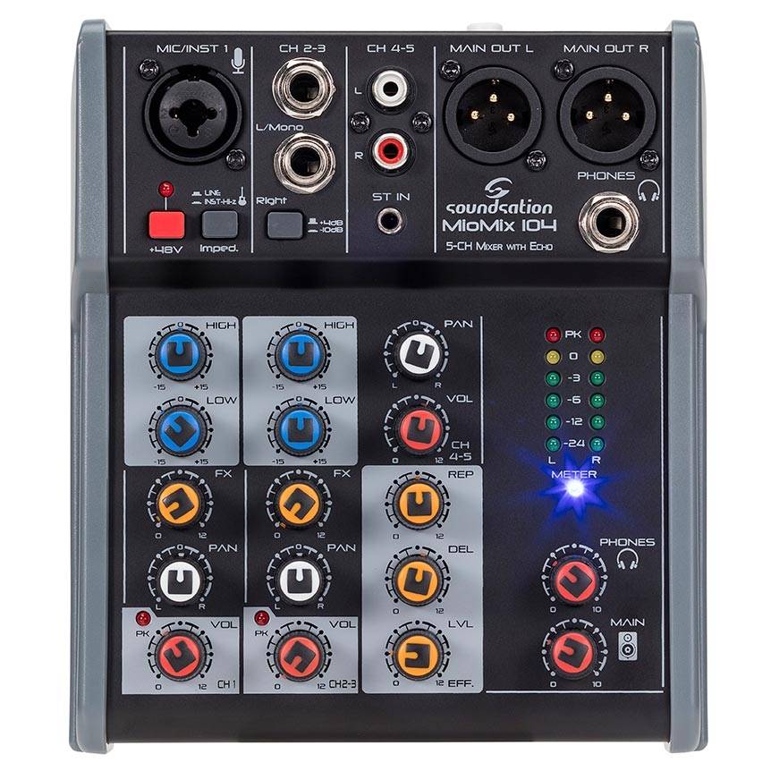 SOUNDSATION MIOMIX 104 Audio Mixer