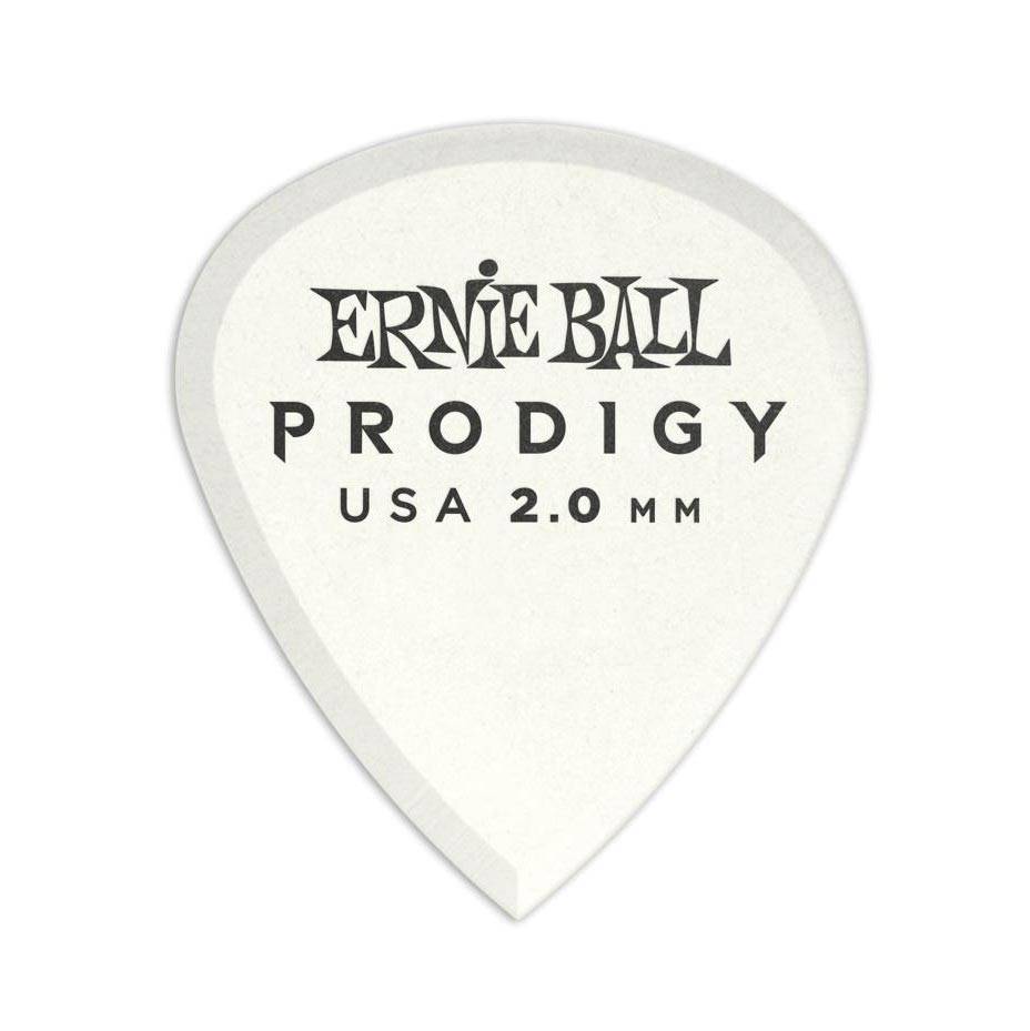Ernie Ball 9203 Mini Prodigy 2.0mm White Pick (1 Piece)