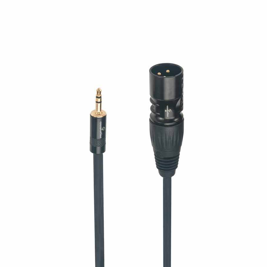 SOUNDSATION Wiremaster Mini Jack Stereo - XLR Male 3.00m