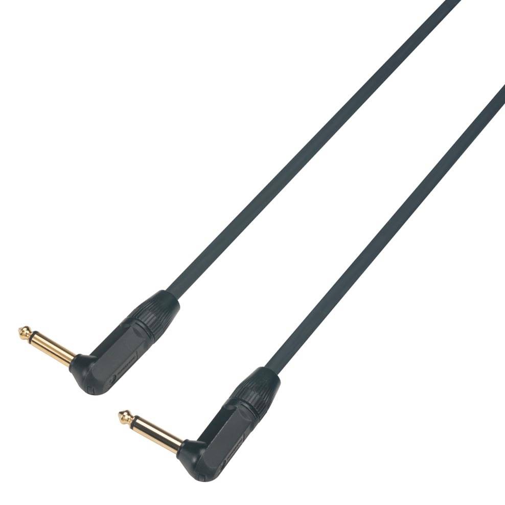SOUNDSATION Wiremaster JACK Male Mono Angled - JACK Male Mono Angled 6.00m Instrument Cable