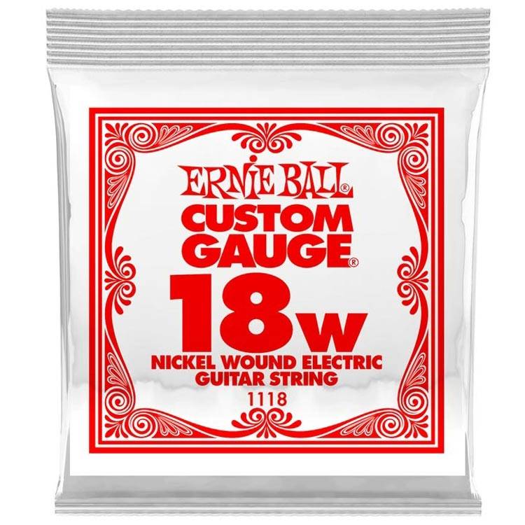 Ernie Ball 1118 Nickel Wound 018w Electric Guitar String