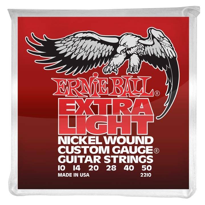 Ernie Ball 2210 Nickel Extra Light 010-050 Electric Guitar 6-String Set