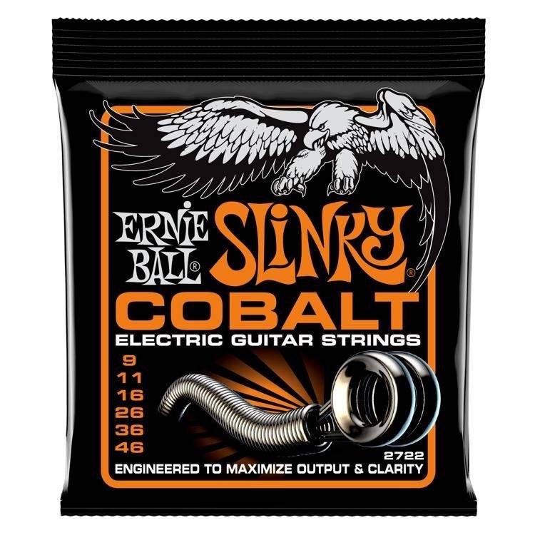 Ernie Ball 2722 Cobalt Hybrid Slinky 009-046 Electric Guitar 6-String Set