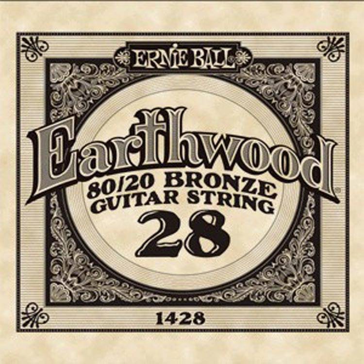Ernie Ball 1428 Earthwood Bronze 028 Acoustic guitar String