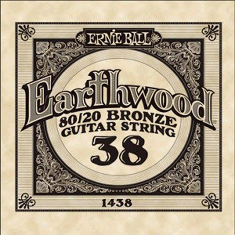 Ernie Ball 1438 Earthwood Bronze 038 Acoustic guitar String