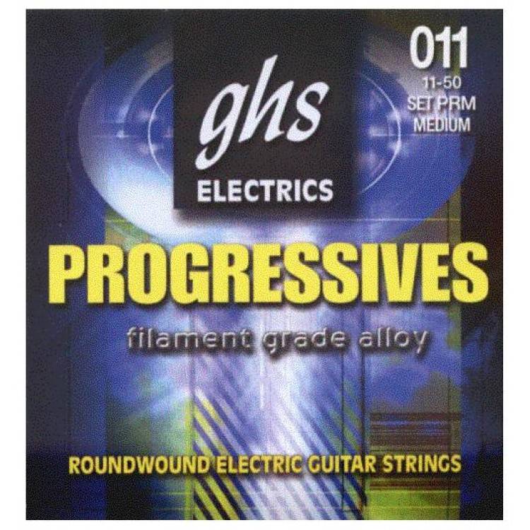 GHS PRM Progressives 011-050 Electric Guitar 6-String Set