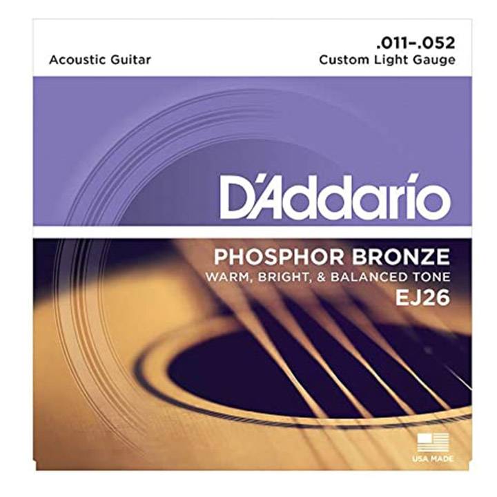 D'Addario EJ26 Phosphor Bronze 011-052
