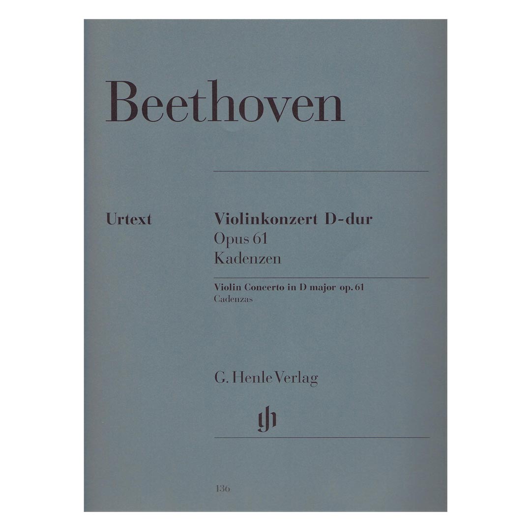 Beethoven - Cadenzas For The Violin Concerto In D Major Op.61