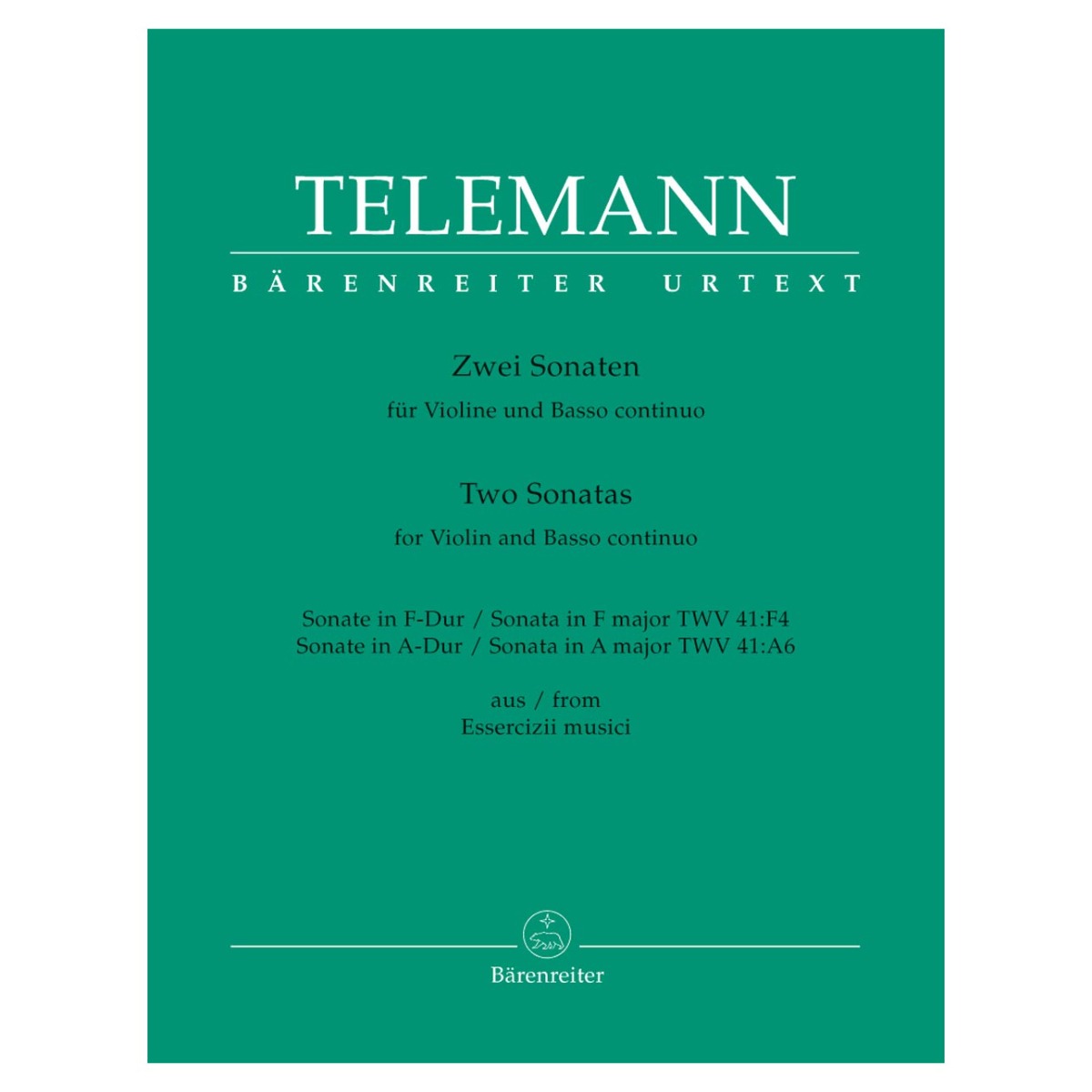 Telemann - Two Sonatas for Violin & Basso Continuo
