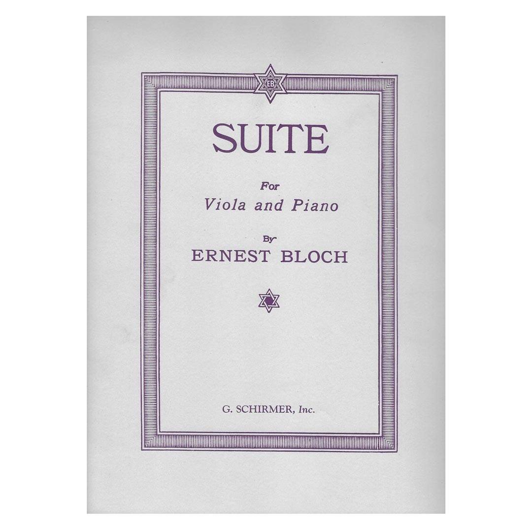 Bloch - Suite For Viola & Piano