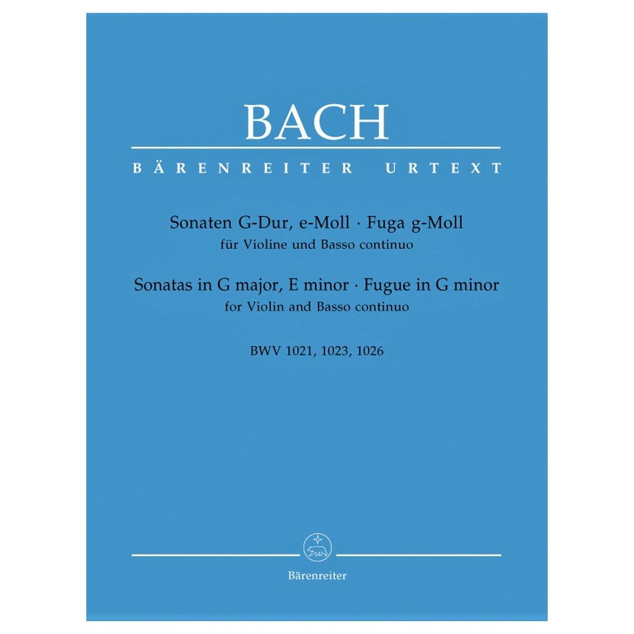 Bach - Two Sonatas And A Fugue for Violin & Basso Continuo