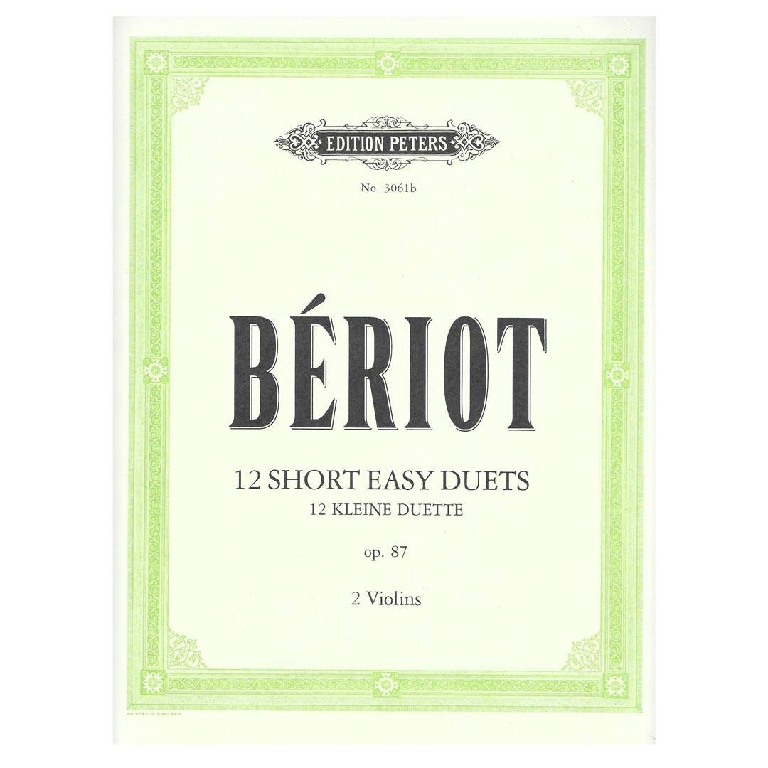 Beriot - 12 Short Easy Duets Op.87 (2 Violins)