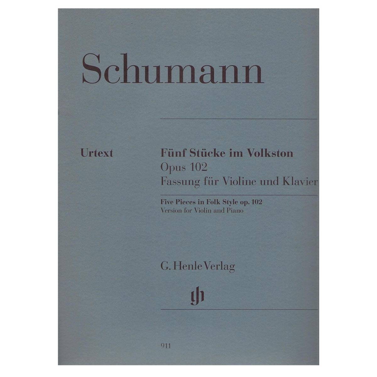 Schumann - 5 Pieces In Folk Style Op.102