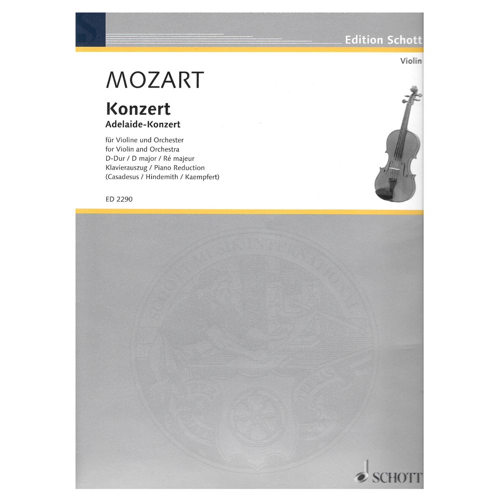 Mozart - Adelaide Konzert In D Major