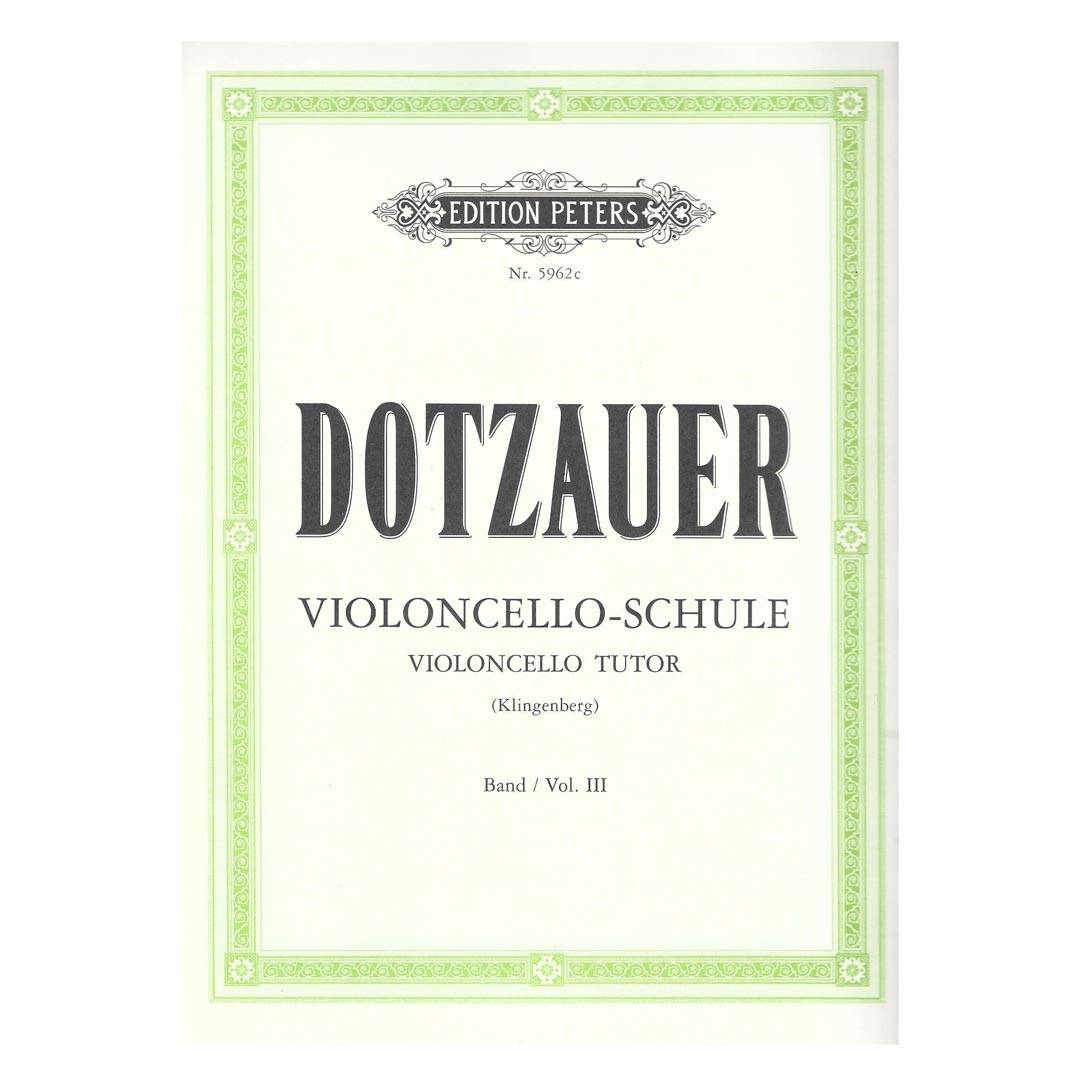 Dotzauer - Violoncello Tutor, Vol.3