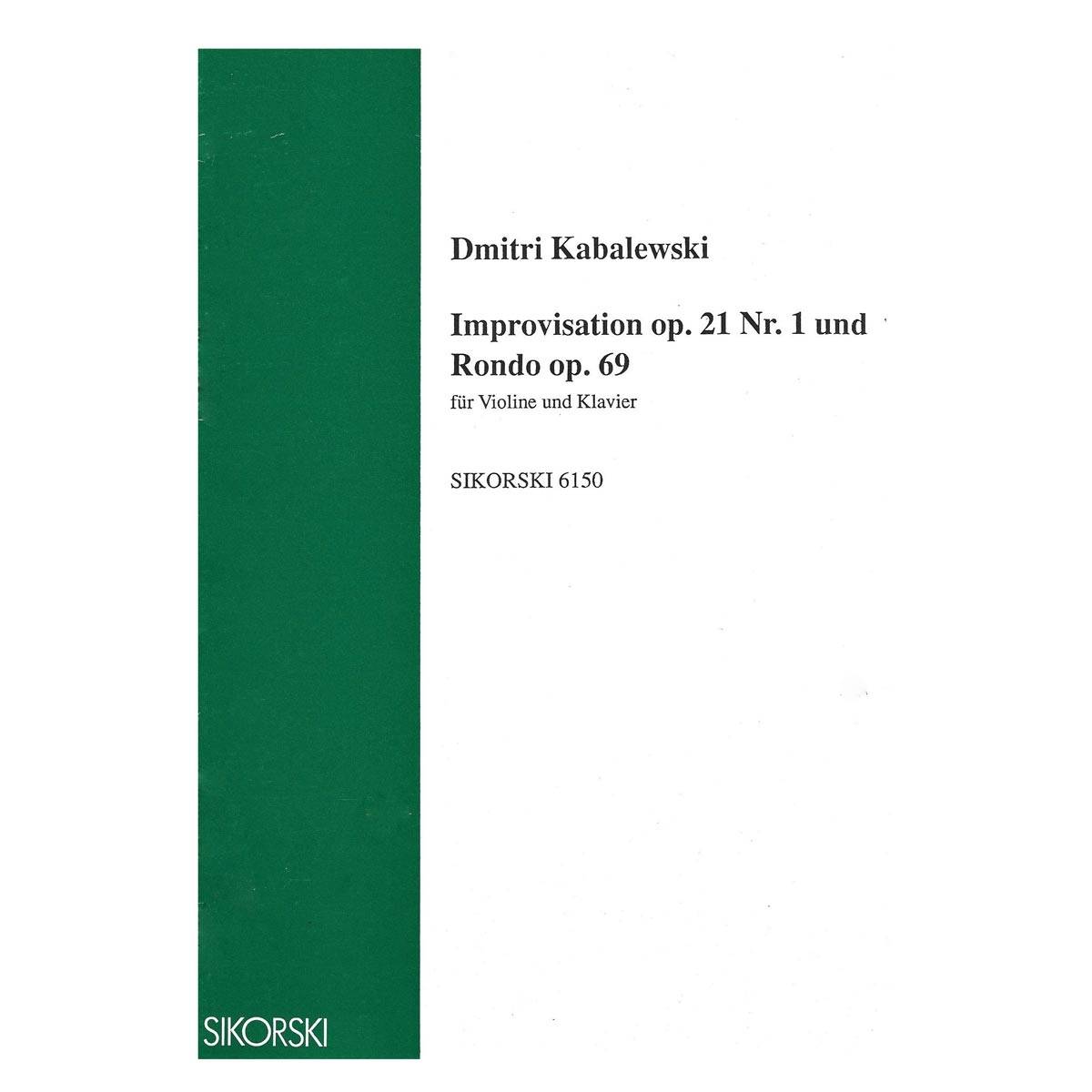 Kabalewski - Improvisations Op.21 Nr.1 & Rondo Op.69