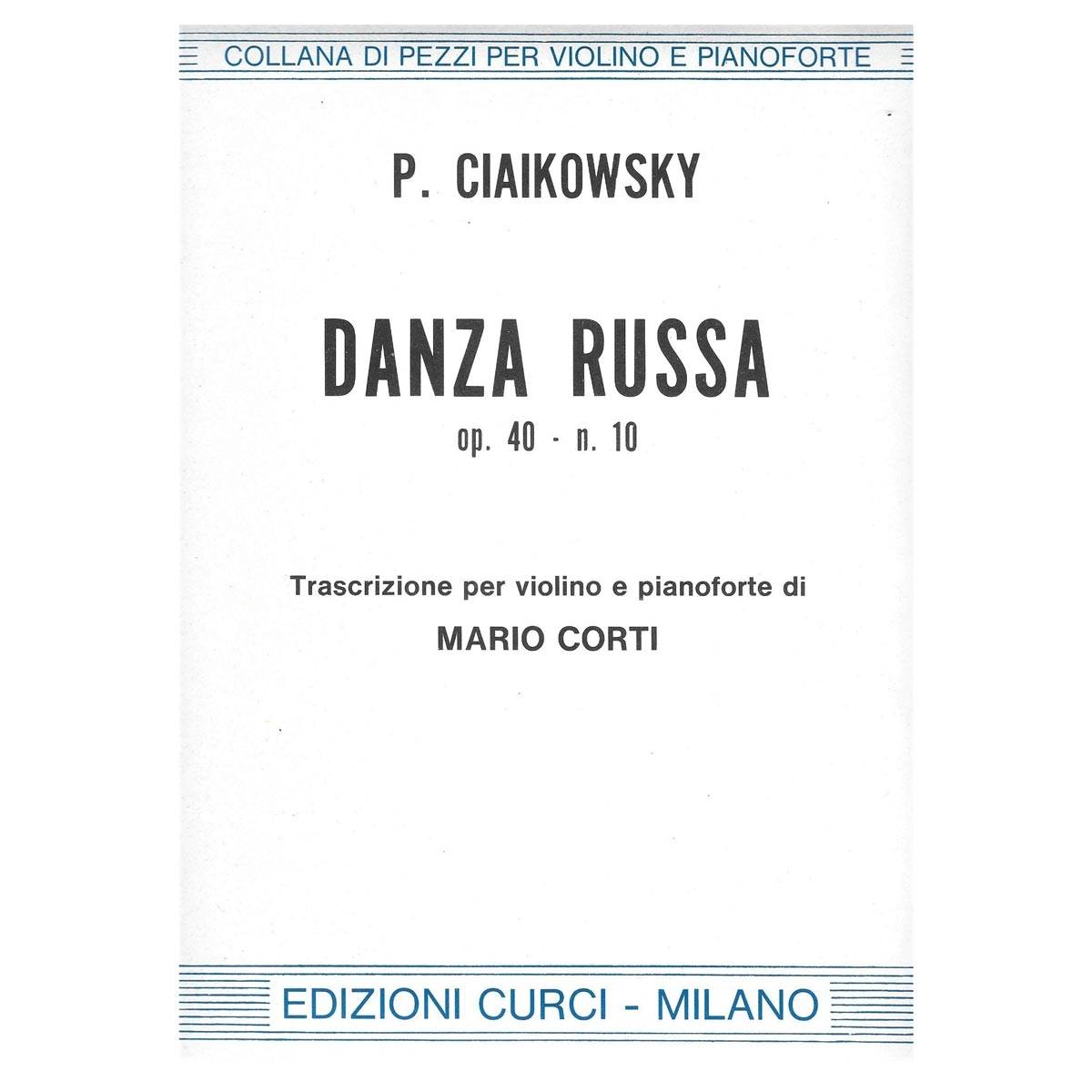 Tchaikowsky - Danza Russa Op.40 N.10