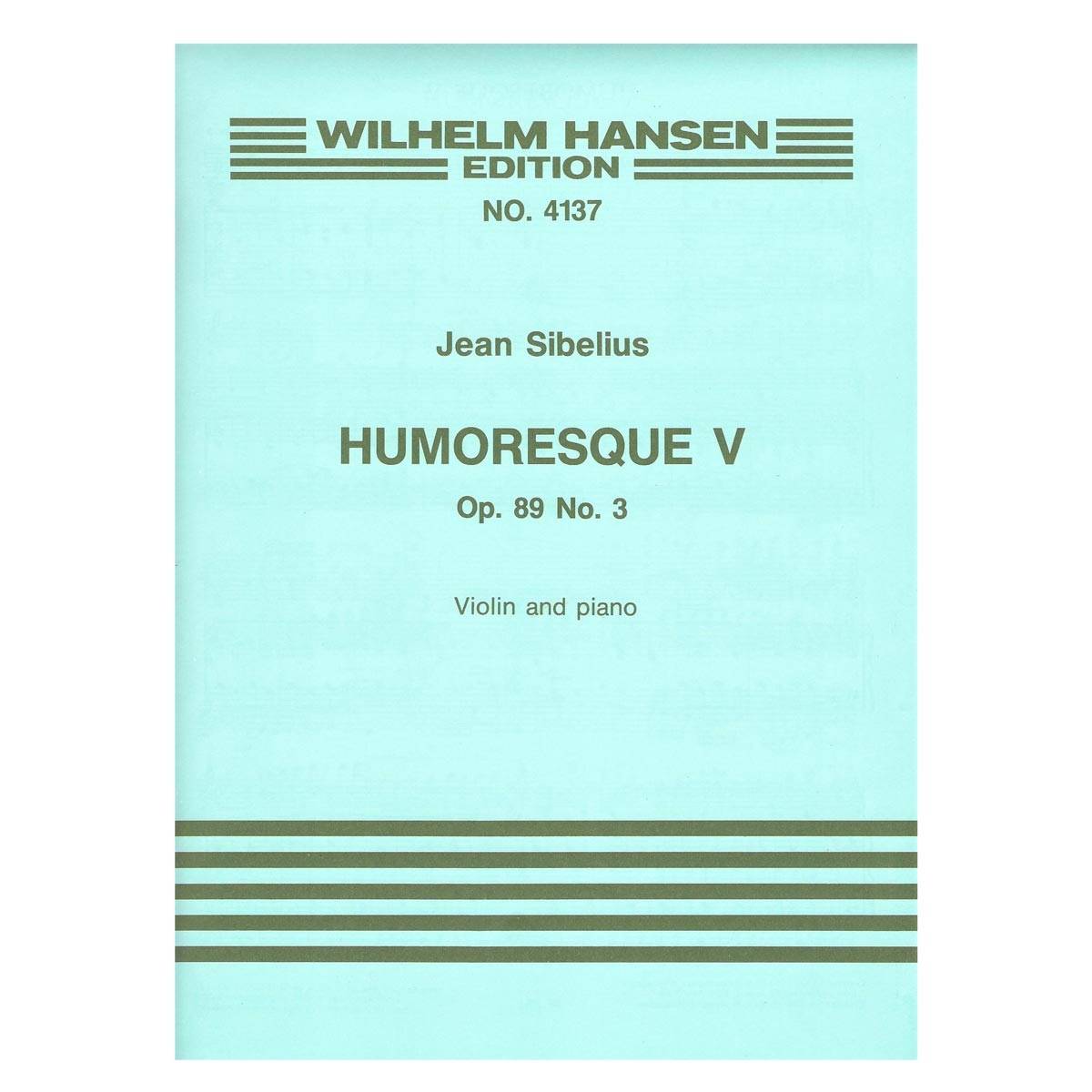 Sibelius - Humoresque 5 Op.89 Nr.3