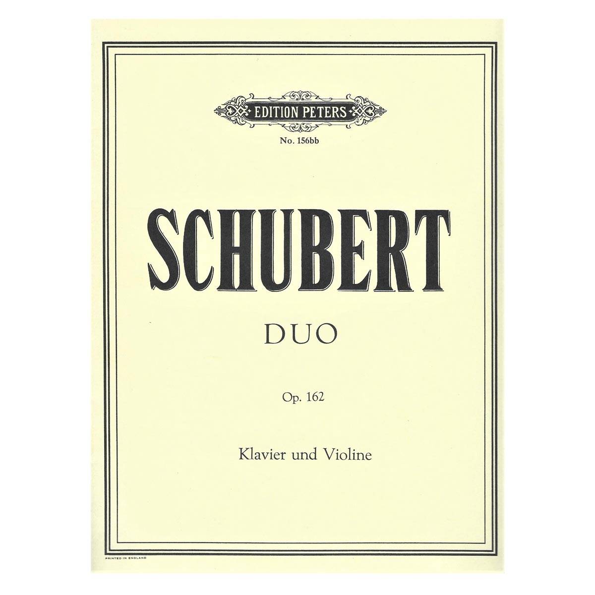 Schubert - Duo Op.162