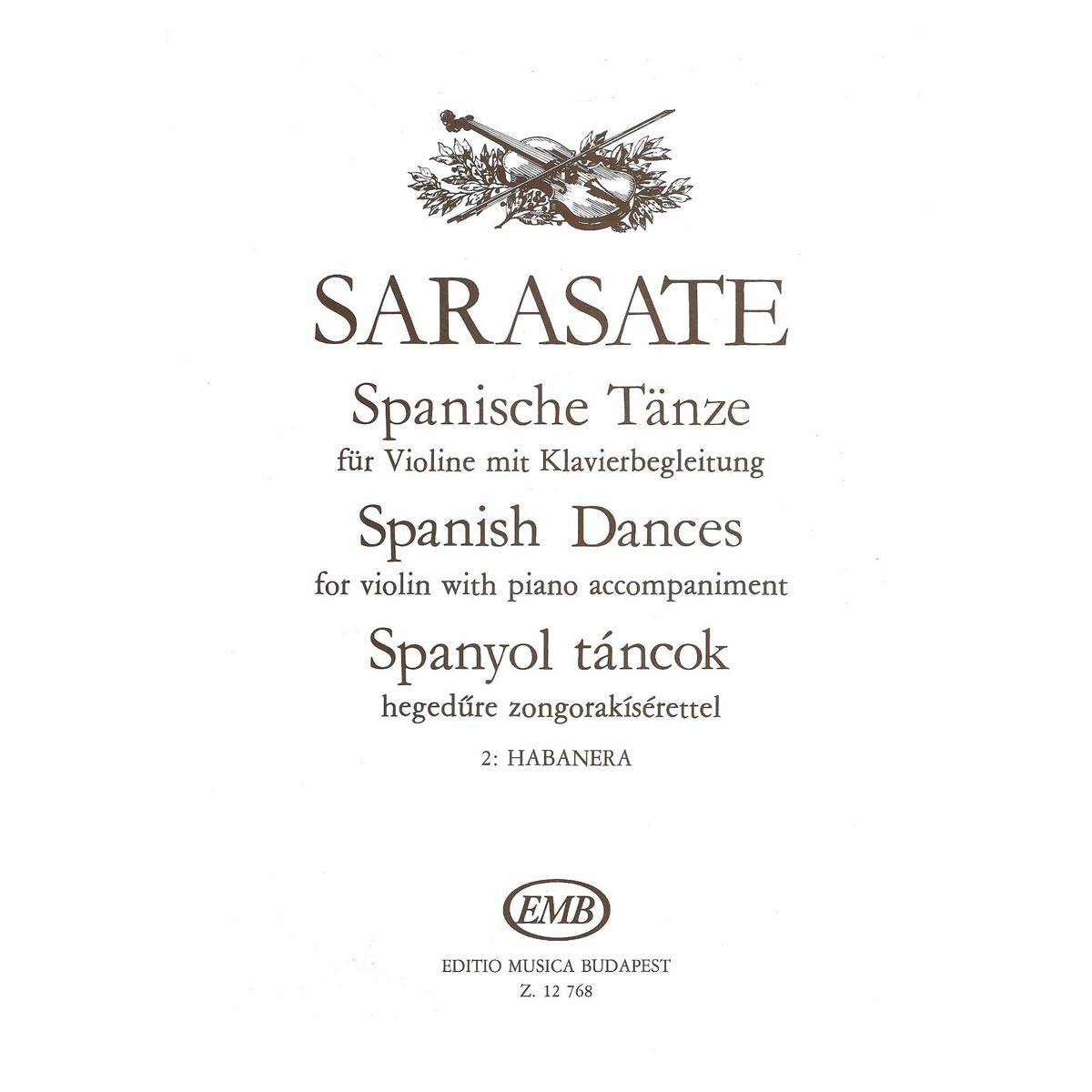 Sarasate - Spanish Dances - Habanera