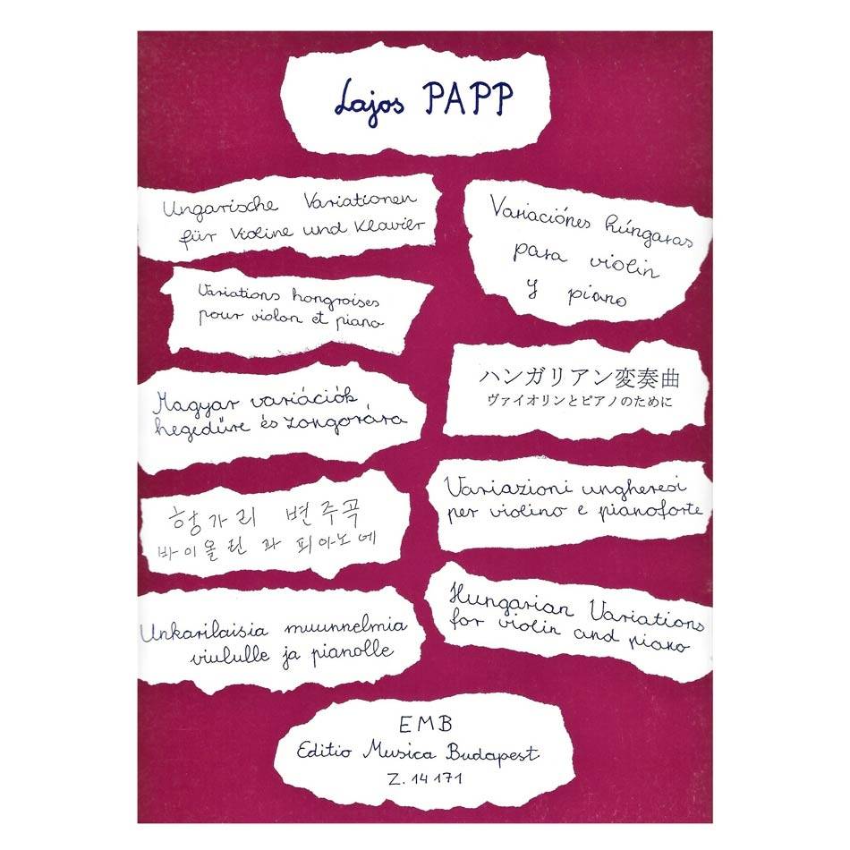 Papp - Hungarian Variations
