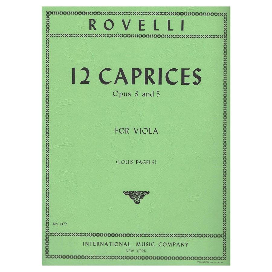 Rovelli - 12 Caprices Op. 3&5