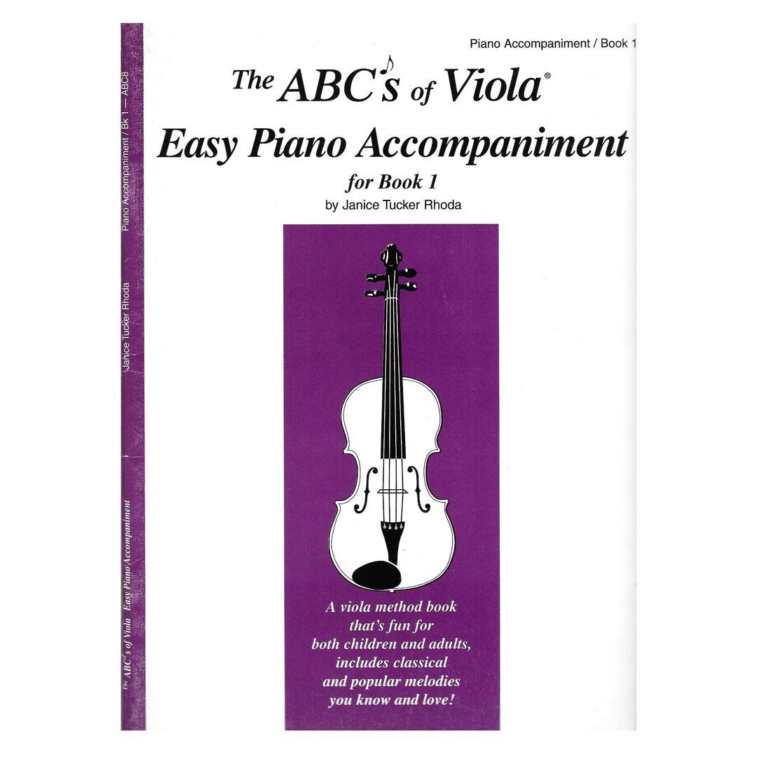 Rhoda - The ABCs Of Viola Easy Piano Accompaniment for Book 1