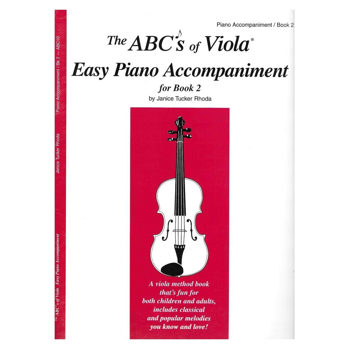 Rhoda - The ABCs Of Viola Easy Piano Accompaniment for Book 2