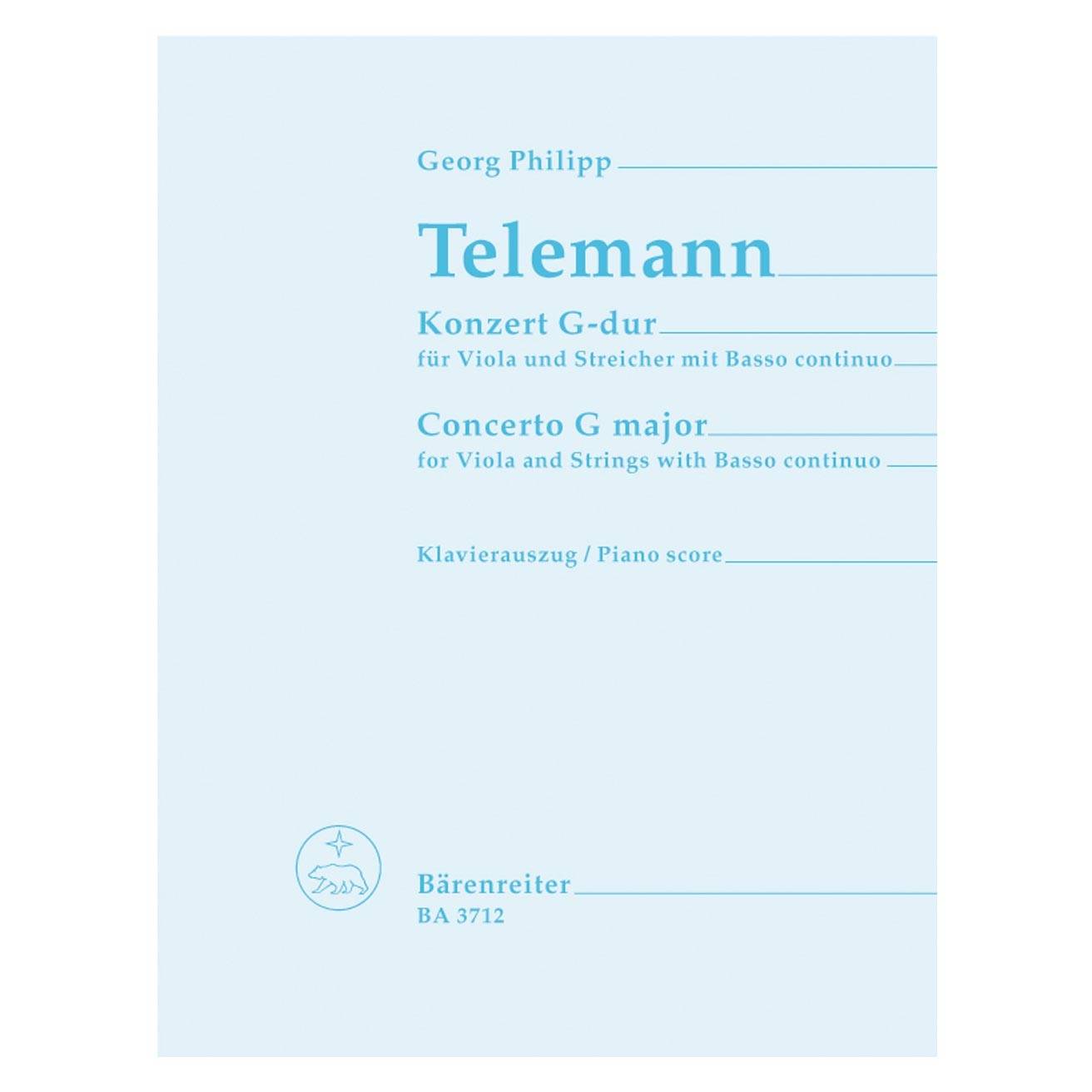 Telemann - Concerto in G Major for Viola & Piano