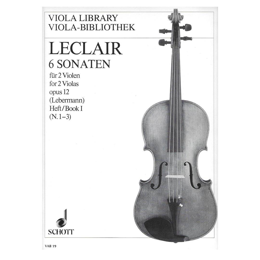 Leclair - 6 Sonaten for 2 Violas Op.12 Vol.1