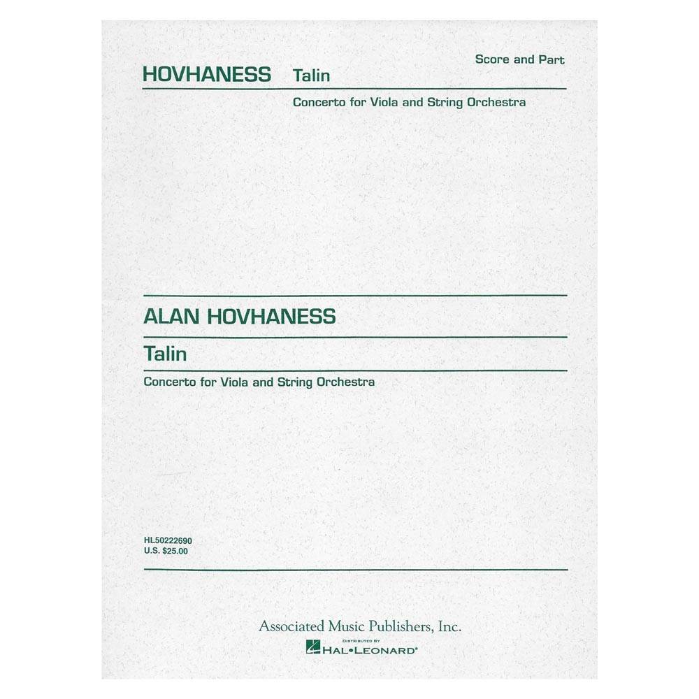 Hovhaness - Talin Concerto Op.93 for Viola & Piano