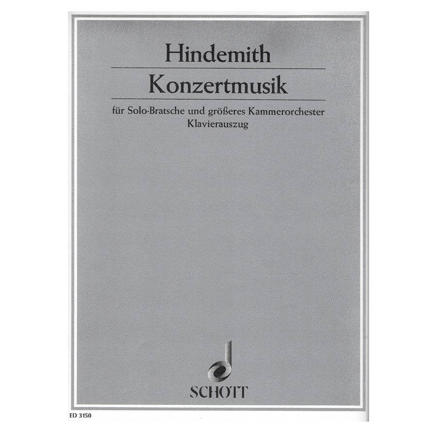 Hindemith - Konzertmusik for Viola & Piano