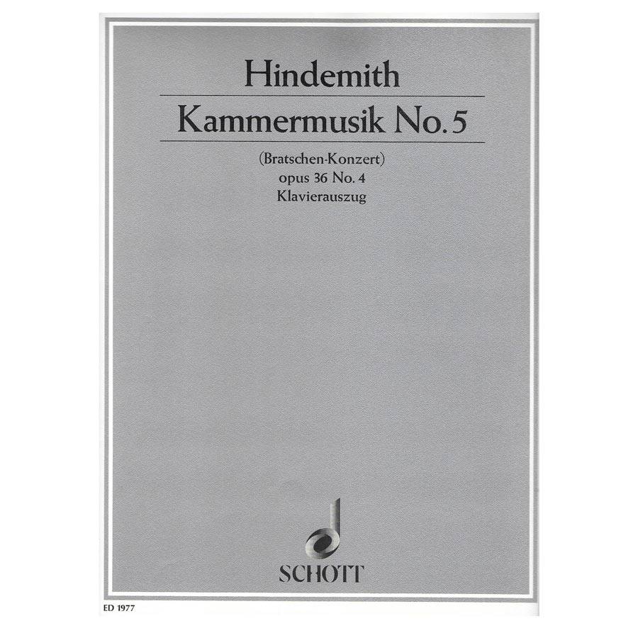 Hindemith - Kammermusik Nr.5 Op.36 Nr.4 for Viola & Piano