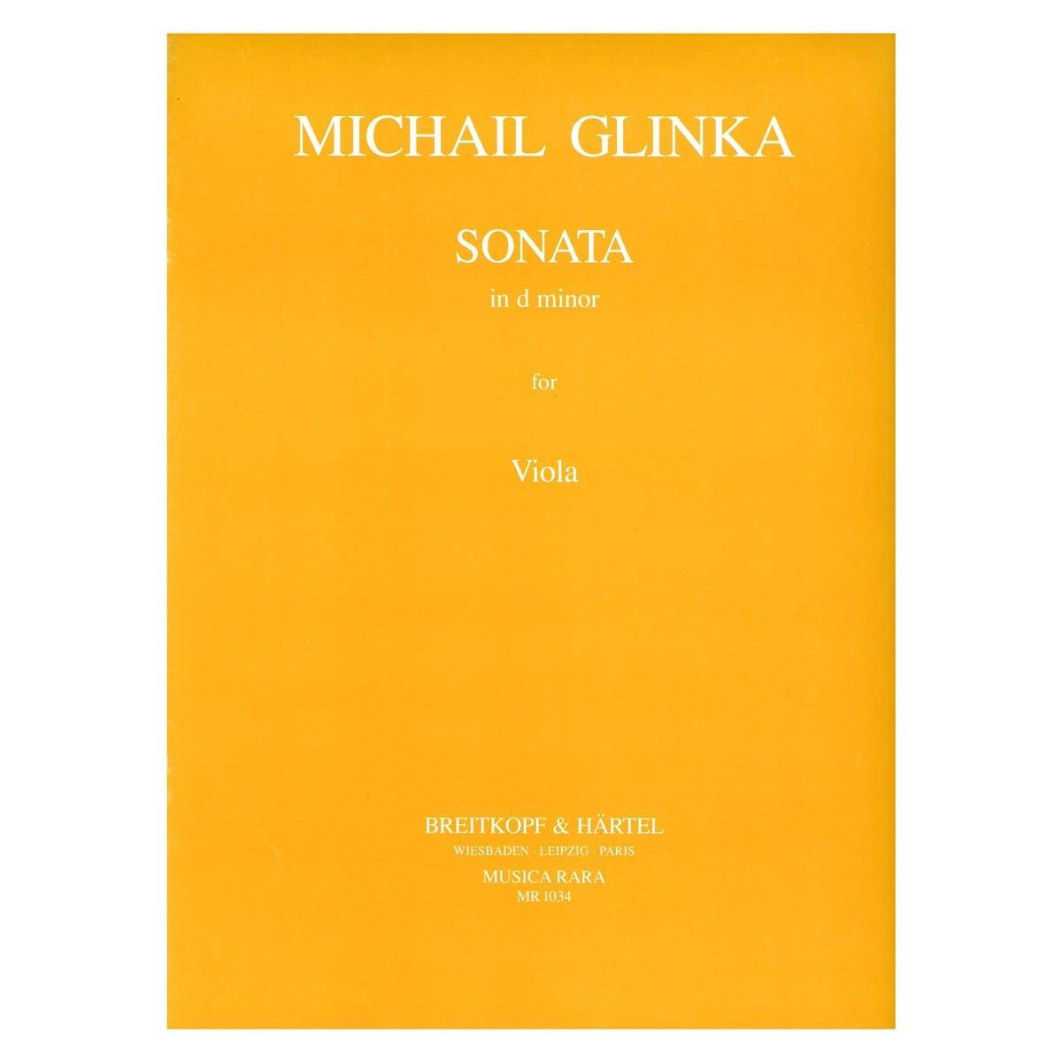 Glinka - Sonata In D Minor for Viola & Piano