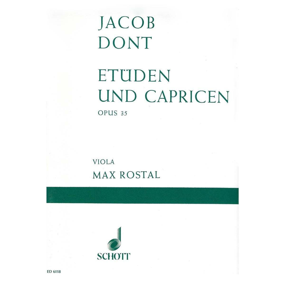 Dont - Etuden Und Capricen Op.35