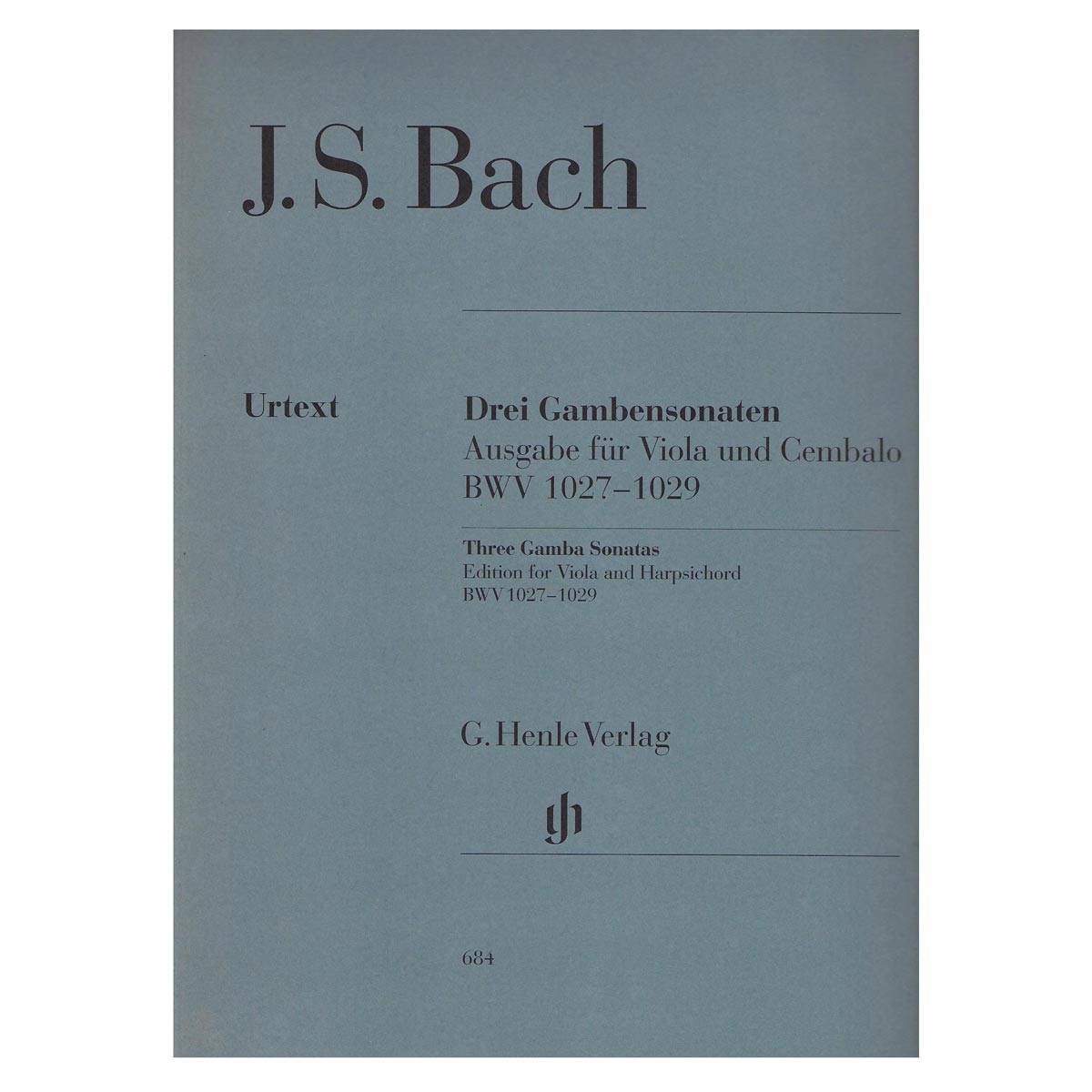 J.S.Bach - Three Gamba Sonatas for Viola & Piano