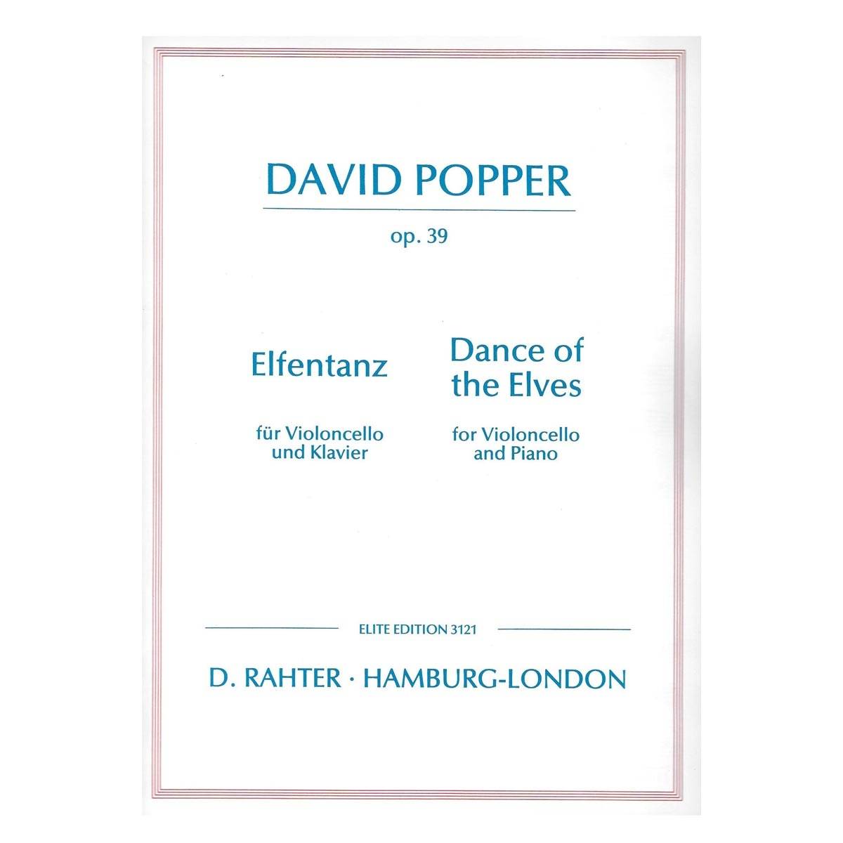 Popper Dance Of Elves Op. 39 for Cello and Piano