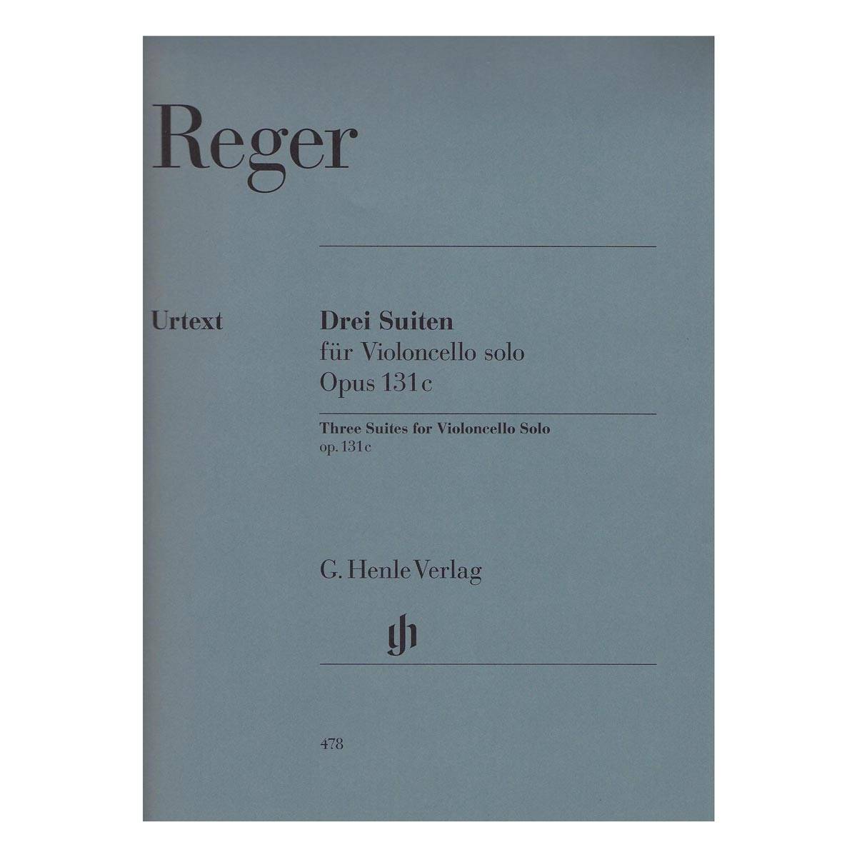 Reger - Three Suites for Violoncello Solo Op.131c